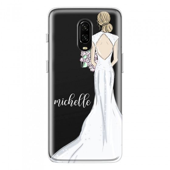 ONEPLUS - OnePlus 6T - Soft Clear Case - Bride To Be Blonde