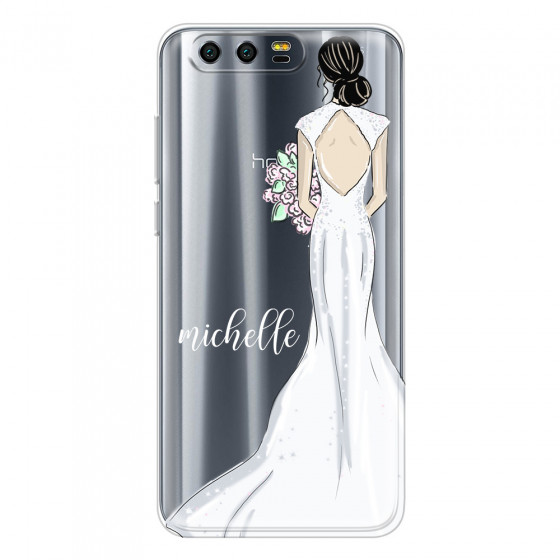 HONOR - Honor 9 - Soft Clear Case - Bride To Be Blackhair