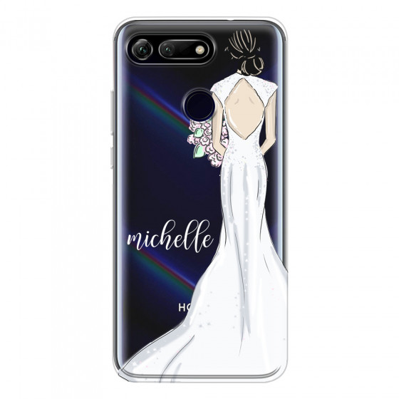 HONOR - Honor View 20 - Soft Clear Case - Bride To Be Blackhair