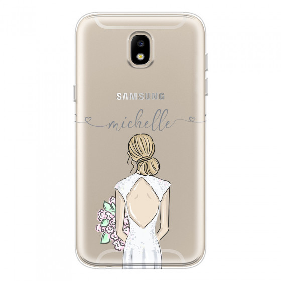 SAMSUNG - Galaxy J5 2017 - Soft Clear Case - Bride To Be Blonde II. Dark