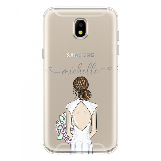 SAMSUNG - Galaxy J5 2017 - Soft Clear Case - Bride To Be Brunette II. Dark