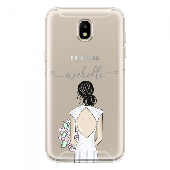 SAMSUNG - Galaxy J5 2017 - Soft Clear Case - Bride To Be Blackhair II. Dark