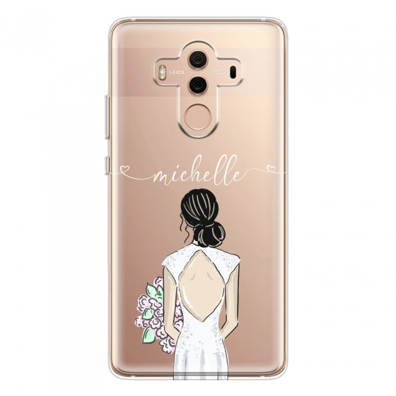 HUAWEI - Mate 10 Pro - Soft Clear Case - Bride To Be Blackhair II.