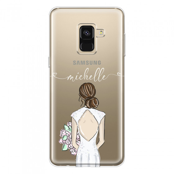 SAMSUNG - Galaxy A8 - Soft Clear Case - Bride To Be Brunette II.
