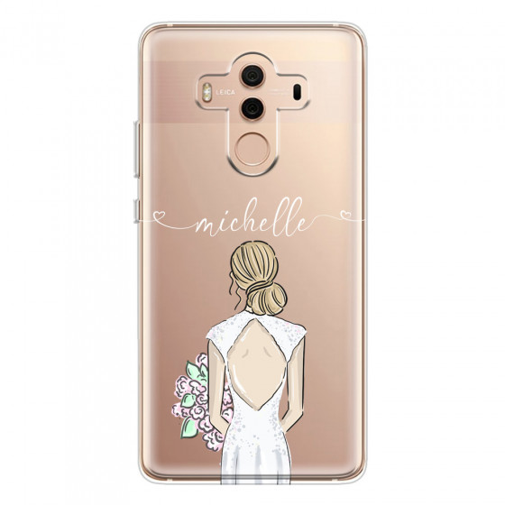 HUAWEI - Mate 10 Pro - Soft Clear Case - Bride To Be Blonde II.