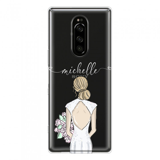 SONY - Sony 1 - Soft Clear Case - Bride To Be Blonde II.