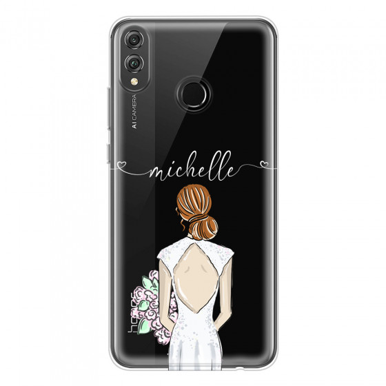HONOR - Honor 8X - Soft Clear Case - Bride To Be Redhead II.