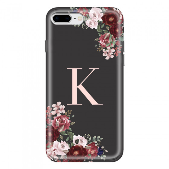 APPLE - iPhone 8 Plus - Soft Clear Case - Rose Garden Monogram