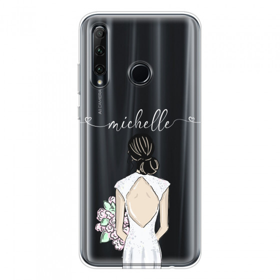 HONOR - Honor 20 lite - Soft Clear Case - Bride To Be Blackhair II.