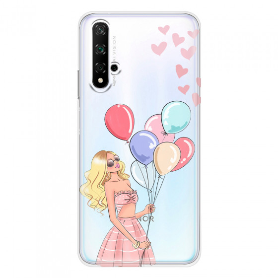 HONOR - Honor 20 - Soft Clear Case - Balloon Party