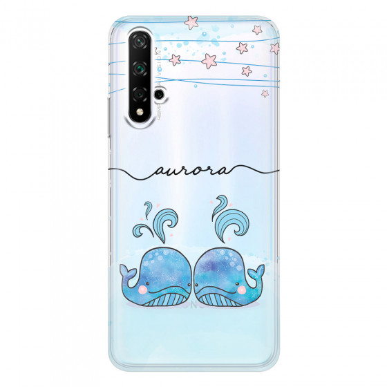 HONOR - Honor 20 - Soft Clear Case - Little Whales