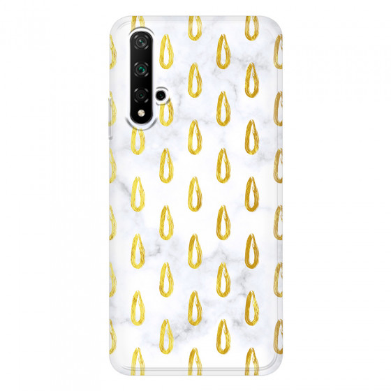 HONOR - Honor 20 - Soft Clear Case - Marble Drops