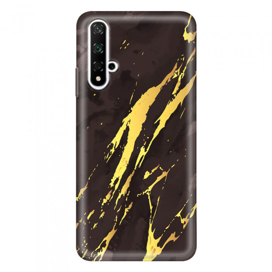 HONOR - Honor 20 - Soft Clear Case - Marble Royal Black