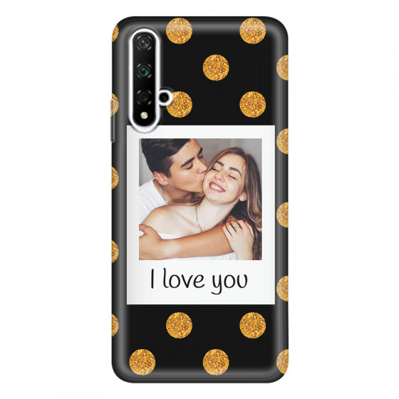 HONOR - Honor 20 - Soft Clear Case - Single Love Dots Photo