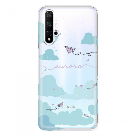 HONOR - Honor 20 - Soft Clear Case - Up in the Clouds Purple