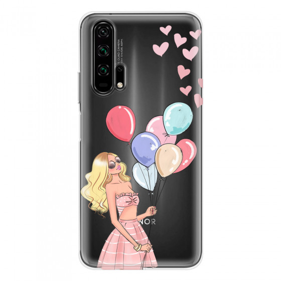 HONOR - Honor 20 Pro - Soft Clear Case - Balloon Party