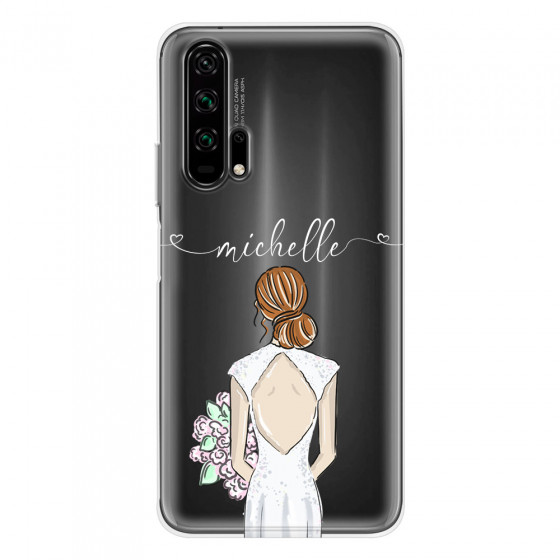 HONOR - Honor 20 Pro - Soft Clear Case - Bride To Be Redhead II.