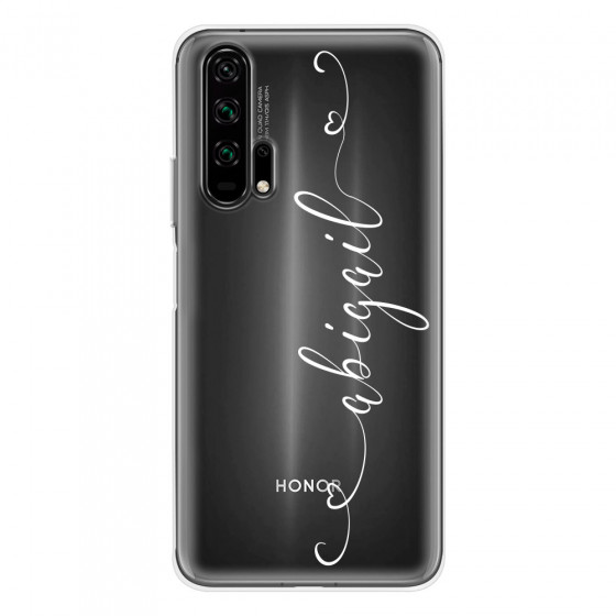 HONOR - Honor 20 Pro - Soft Clear Case - Hearts Handwritten