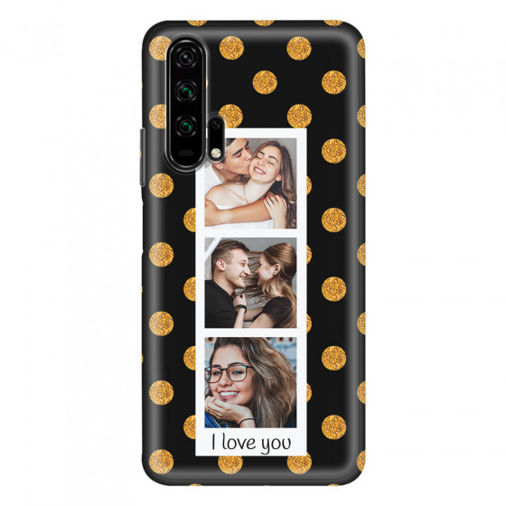 HONOR - Honor 20 Pro - Soft Clear Case - Triple Love Dots Photo