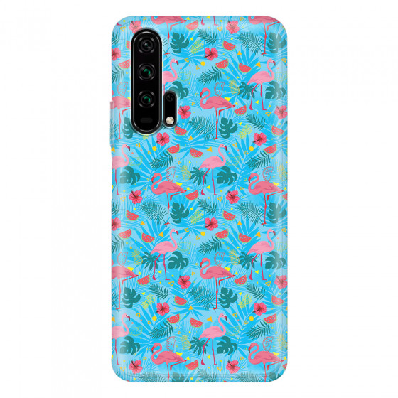HONOR - Honor 20 Pro - Soft Clear Case - Tropical Flamingo IV