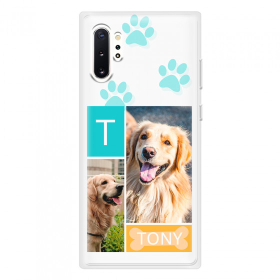 SAMSUNG - Galaxy Note 10 Plus - Soft Clear Case - Dog Collage