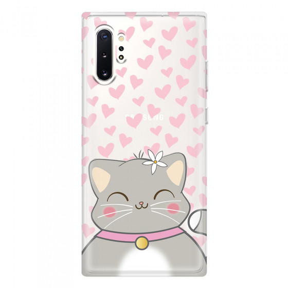 SAMSUNG - Galaxy Note 10 Plus - Soft Clear Case - Kitty