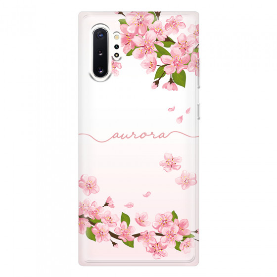 SAMSUNG - Galaxy Note 10 Plus - Soft Clear Case - Sakura Handwritten