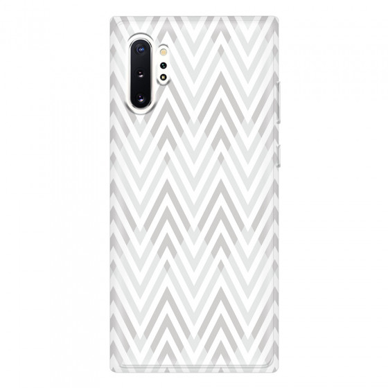 SAMSUNG - Galaxy Note 10 Plus - Soft Clear Case - Zig Zag Patterns