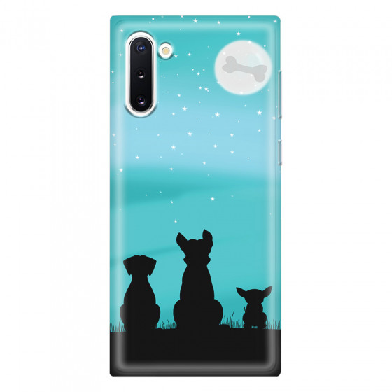 SAMSUNG - Galaxy Note 10 - Soft Clear Case - Dog's Desire Blue Sky
