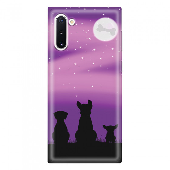 SAMSUNG - Galaxy Note 10 - Soft Clear Case - Dog's Desire Violet Sky