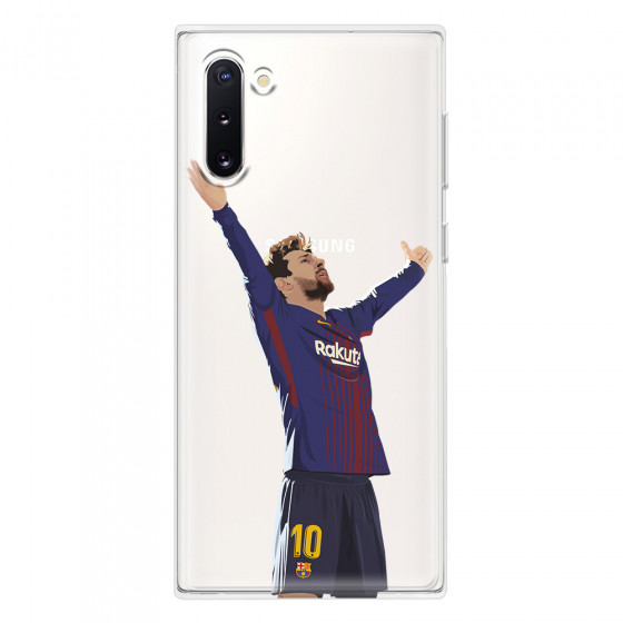 SAMSUNG - Galaxy Note 10 - Soft Clear Case - For Barcelona Fans