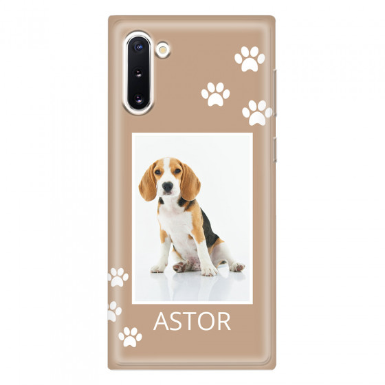 SAMSUNG - Galaxy Note 10 - Soft Clear Case - Puppy