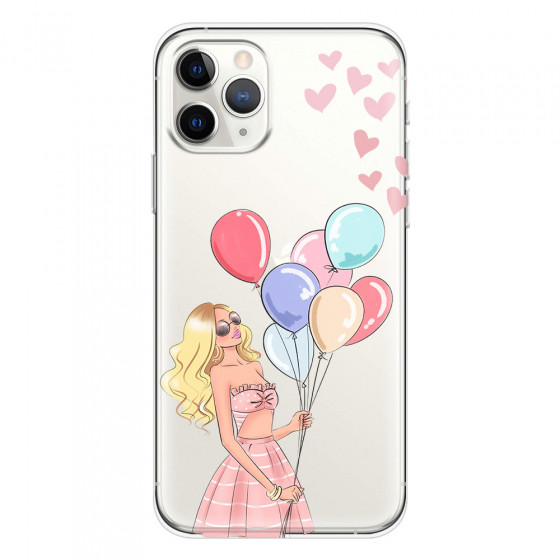 APPLE - iPhone 11 Pro - Soft Clear Case - Balloon Party