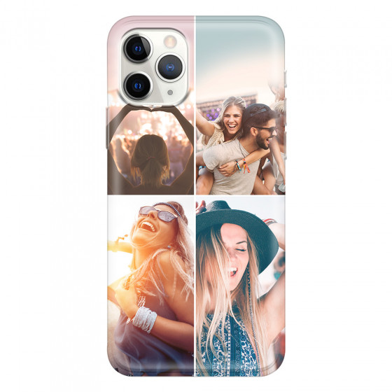 APPLE - iPhone 11 Pro - Soft Clear Case - Collage of 4