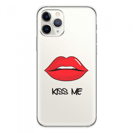 APPLE - iPhone 11 Pro - Soft Clear Case - Kiss Me