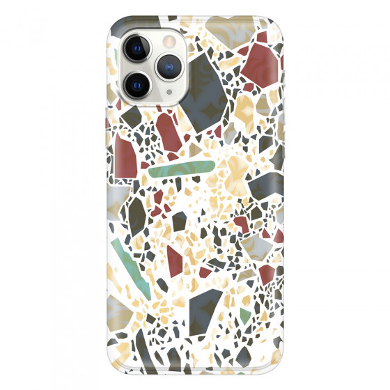 APPLE - iPhone 11 Pro - Soft Clear Case - Terrazzo Design IX