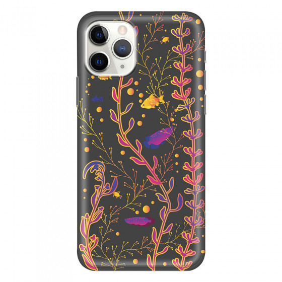 APPLE - iPhone 11 Pro Max - Soft Clear Case - Midnight Aquarium