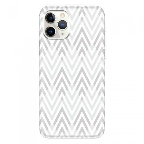 APPLE - iPhone 11 Pro Max - Soft Clear Case - Zig Zag Patterns