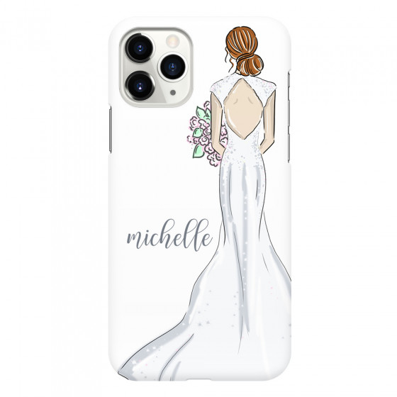 APPLE - iPhone 11 Pro - 3D Snap Case - Bride To Be Redhead Dark