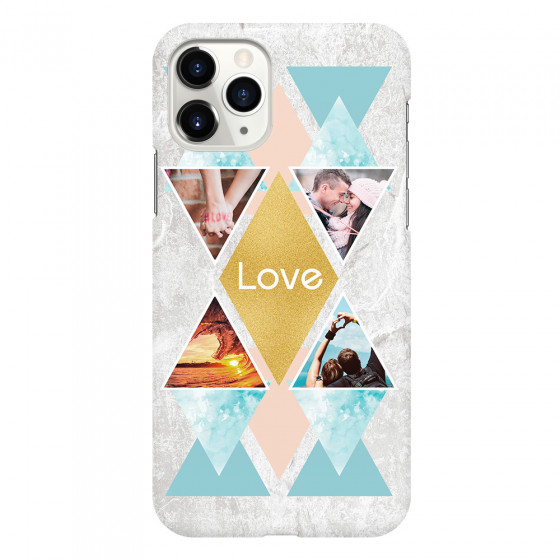 APPLE - iPhone 11 Pro - 3D Snap Case - Triangle Love Photo