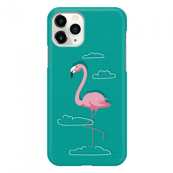 APPLE - iPhone 11 Pro Max - 3D Snap Case - Cartoon Flamingo