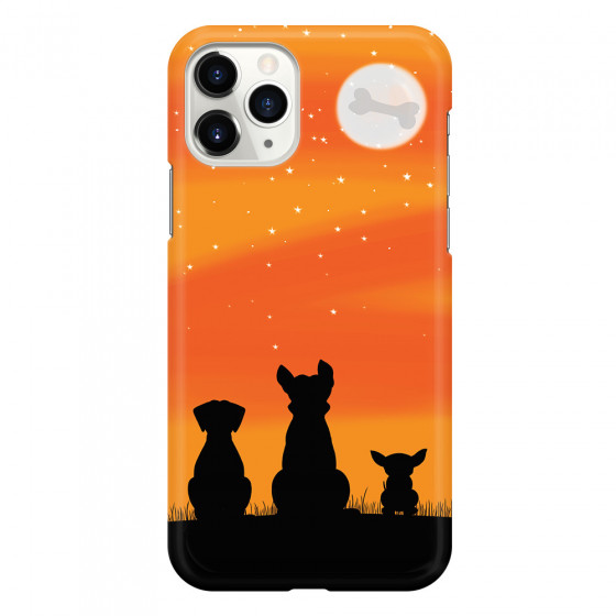 APPLE - iPhone 11 Pro Max - 3D Snap Case - Dog's Desire Orange Sky