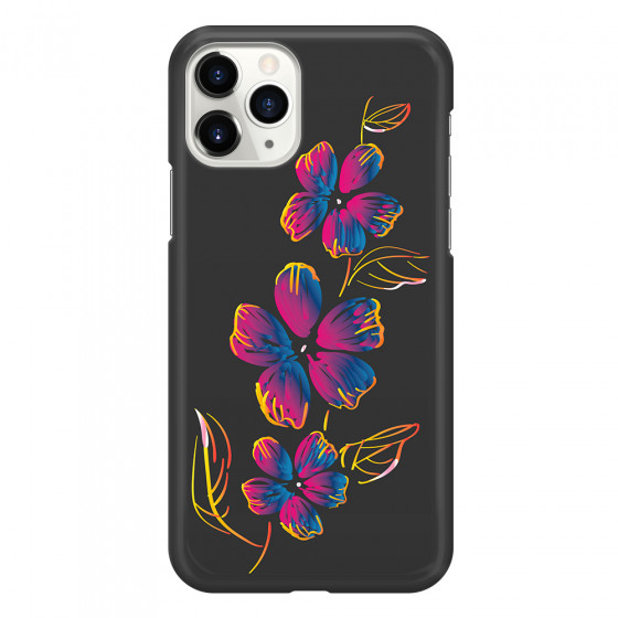 APPLE - iPhone 11 Pro Max - 3D Snap Case - Spring Flowers In The Dark