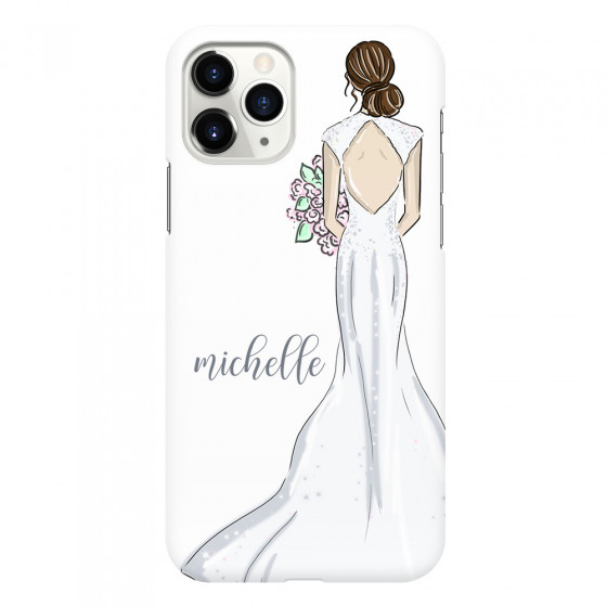 APPLE - iPhone 11 Pro Max - 3D Snap Case - Bride To Be Brunette Dark