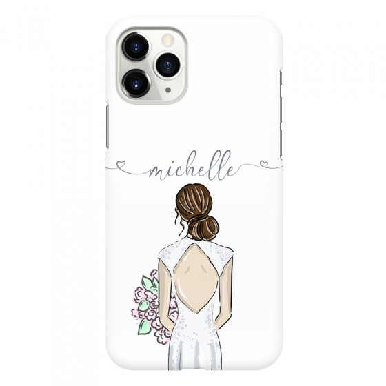 APPLE - iPhone 11 Pro Max - 3D Snap Case - Bride To Be Brunette II. Dark