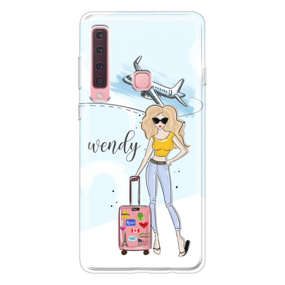 SAMSUNG - Galaxy A9 2018 - Soft Clear Case - Travelers Duo Blonde