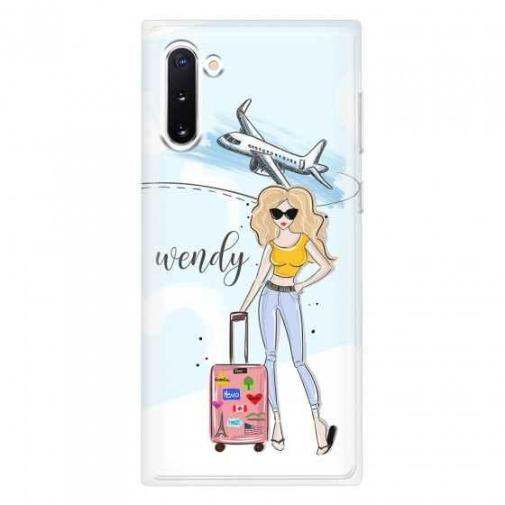 SAMSUNG - Galaxy Note 10 - Soft Clear Case - Travelers Duo Blonde
