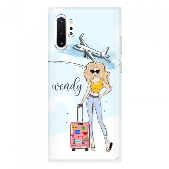 SAMSUNG - Galaxy Note 10 Plus - Soft Clear Case - Travelers Duo Blonde