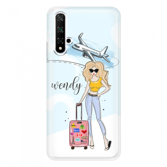 HONOR - Honor 20 - Soft Clear Case - Travelers Duo Blonde