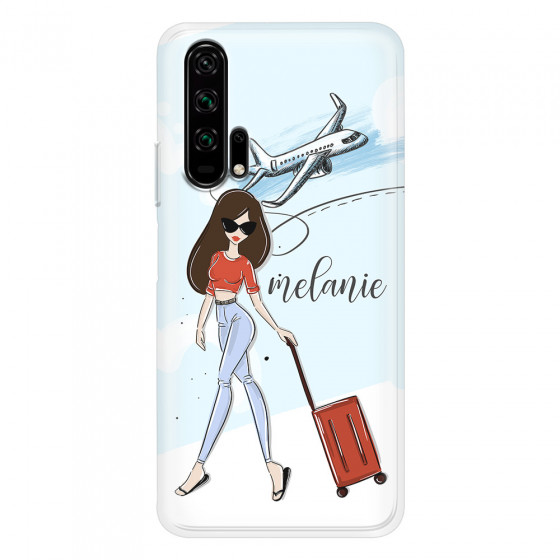 HONOR - Honor 20 Pro - Soft Clear Case - Travelers Duo Brunette